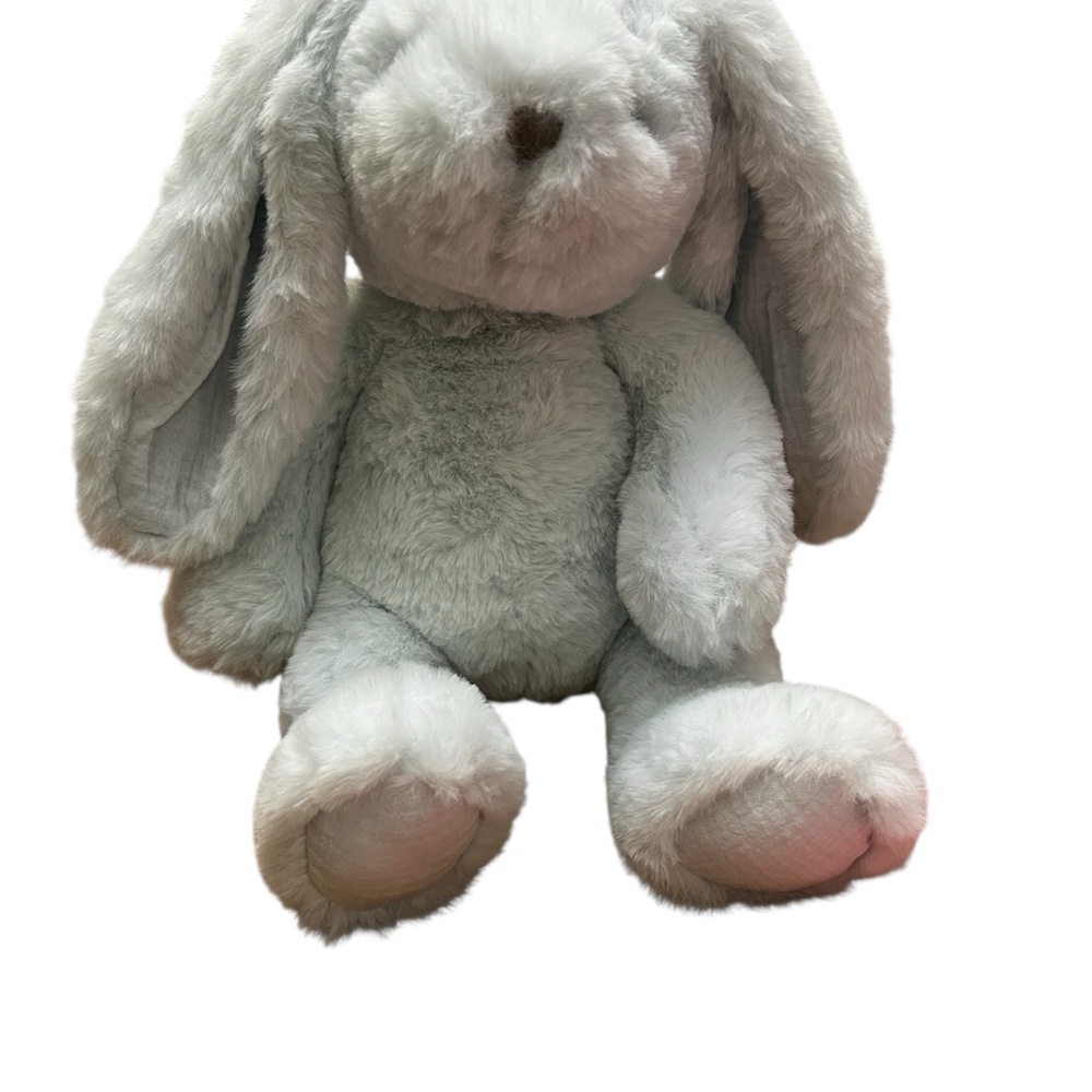 Mon Ami NWT Abbot Blue Plush Bunny 24” super soft plushy baby blue floppy ears